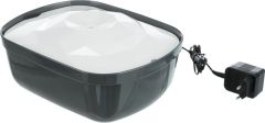 Fontaine à boire Polygon en mélamine pour chien TRIXIE 2,5 L - 28 × 11 × 22 cm 