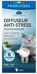 FRANCODEX Diffuseur antistress avec recharge pour chat