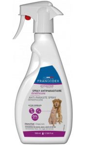 FRANCODEX Spray Antiparasitaire Diméthicone pour chien et chat