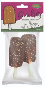 Friandise Chickies au canard et boeuf pour chien BUBIMEX