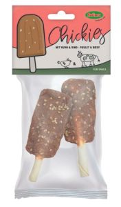 Friandise Chickies au poulet et boeuf pour chien BUBIMEX