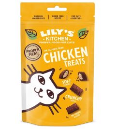 LILY'S KITCHEN Friandises Poulet en sachet pour chat Sans Céréales 