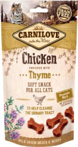 CARNILOVE FRESH Friandises Semi Humide Poulet et Thym pour chat