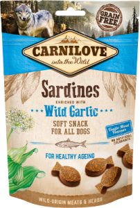 CARNILOVE FRESH Friandises Semi Humide Sardines et Ail pour chien