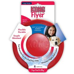 Frisbee en caoutchouc à lancer pour chien Classic Flyer KONG