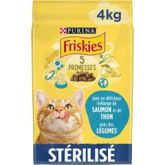 FRISKIES Croquettes chat stérilisé 
