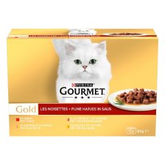 PURINA GOURMET GOLD Les noisettes Tendres bouchées pour chat