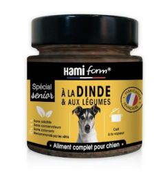 HAMI FORM Cuisinés à la dinde et aux légumes pour chien senior