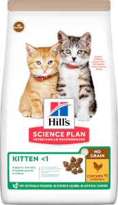 HILL'S Croquettes chaton Science Plan Kitten No Grain Poulet  1,5kg