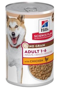 Hill's Science Plan Pâtée pour chien Adult No Grain Poulet 