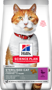 HILL’S SCIENCE PLAN Croquettes chat au canard 