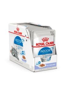 ROYAL CANIN Indoor 7+ Gelée pour chat d’intérieur de 7 ans et + 12x85g
