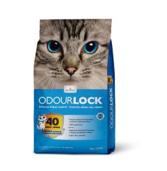 Litière minérale agglomérante non parfumée Odour Lock pour chat  INTERSAND
