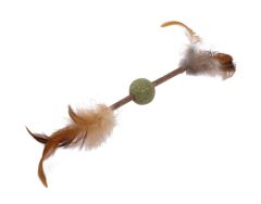 Jouet boule à plumes pour chat WOUAPY