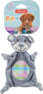 Jouet peluche puppy doudou gris pour chiot ZOLUX Taille XS