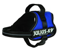 Harnais chien Power résistant et confortable bleu JULIUS K9