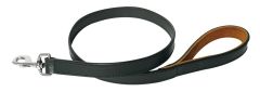 Laisse cuir BLACK & TAN pour chien MARTIN SELLIER