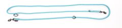 Laisse multi-position turquoise nylon ronde pour chien MARTIN SELLIER