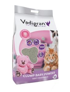 Litière minérale agglomérante sans parfum Cat Litter Sensitive chat VADIGRAN