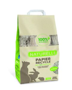 Litière naturelle en papier recyclé 100% bio  PERLINETTE