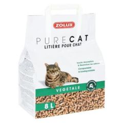 Litière végétale très absorbante pour chat PURECAT ZOLUX