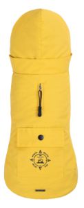 Manteau de pluie ciré jaune pour chien WOUAPY