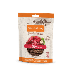 Nature's Variety Friandises Superfood snacks au boeuf pour chien