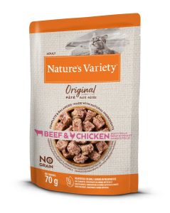 Nature's variety  Original boeuf et poulet Pâtée chat