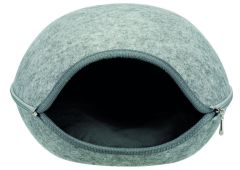 Igloo gris convertible en panier Luna pour chat et chien  TRIXIE