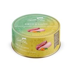 TERRA FELIS Pâtée Bœuf Lapin pour chat 80 g