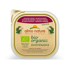 ALMO NATURE Pâtée Bio Organic Boeuf et Legumes pour chien