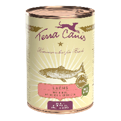 TERRA CANIS Pâtée Classic Saumon pour chien 400 g