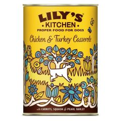 LILY'S KITCHEN Pâtée Dinde Cocotte pour chien