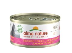 ALMO NATURE HFC Pâtée Jelly Saumon et Poulet pour chat