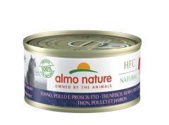 ALMO NATURE HFC Pâtée Natural Thon Poulet et Jambon pour chat