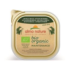 ALMO NATURE BIO Pâtée organic maintenance Poulet et Brocoli pour chien 300 g