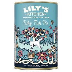 LILY'S KITCHEN Pâtée Saumon Hareng Dinde pour chien