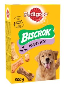 PEDIGREE Biscrok Original 3 variétés de biscuits pour chien 500 g