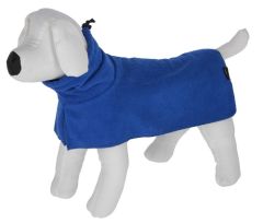 Peignoir en microfibres bleu pour chien  KERBL