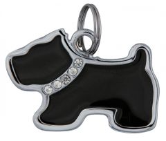 Plaque I.D. brillants avec strass pour chien TRIXIE