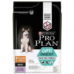 PURINA PRO PLAN Croquettes sans céréales pour chien Optidigest  Moyenne et grande race