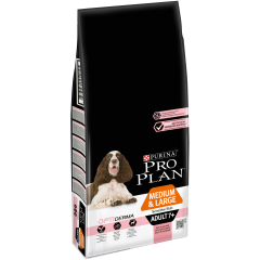 PURINA PRO PLAN Croquette chien Medium & Large Adult +7 ans  Sensitive skin