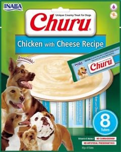 INABA Purée Poulet Fromage Churu pour chien