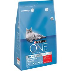 PURINA ONE Croquettes chat stérilisé BIFENSIS Bœuf & blé 3kg