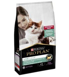 PURINA PRO PLAN Croquettes chaton LIVECLEAR Kitten à la dinde 1,4kg