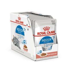 ROYAL CANIN Indoor 7+ Bouchées en sauce pour chat d’intérieur de 7 ans et + 12x85g