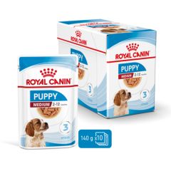 ROYAL CANIN PUPPY MEDIUM Bouchées en sauce pour chiot