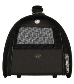 Sac de transport pliable noir pour chien et chat WOUAPY