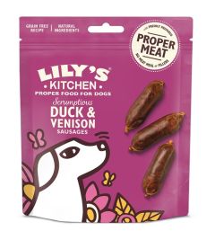 LILY'S KITCHEN Saucisses Canard Chevreuil pour chien 70 g