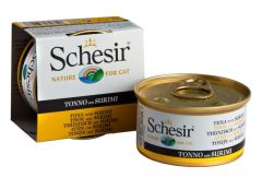 SCHESIR Gelée chat Thon avec surimi